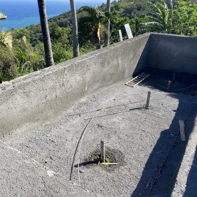 Coulage Dun Bassin De Nage En Projection De Mortier